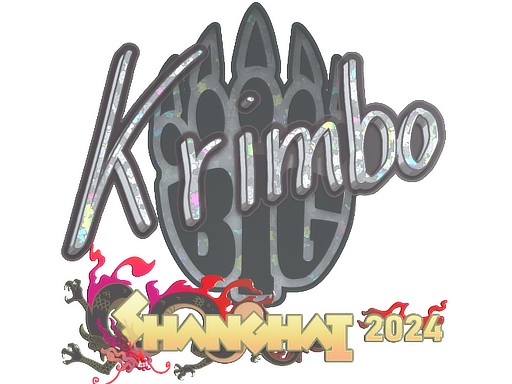 Sticker | Krimbo (Glitter) | Shanghai 2024
