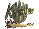 Sticker | Krimbo (Gold) | Shanghai 2024