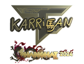Sticker | karrigan (Gold) | Shanghai 2024