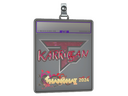 Sticker Slab | karrigan (Glitter) | Shanghai 2024