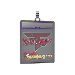Sticker Slab | karrigan (Glitter) | Shanghai 2024
