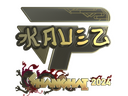 Sticker | kauez (Gold) | Shanghai 2024