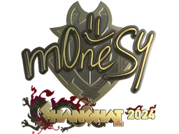 Sticker | m0NESY (Gold) | Shanghai 2024