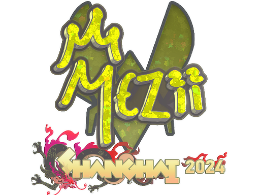 Sticker | mezii (Glitter) | Shanghai 2024