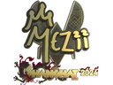 Sticker | mezii (Gold) | Shanghai 2024