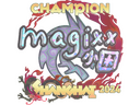 Sticker | magixx (Holo, Champion) | Shanghai 2024
