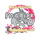 Sticker | magixx (Glitter, Champion) | Shanghai 2024