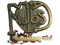 Sticker | malbsMd (Gold) | Shanghai 2024
