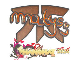 Sticker | MATYS (Glitter) | Shanghai 2024