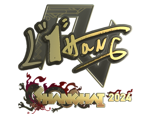 Sticker | L1haNg (Gold) | Shanghai 2024