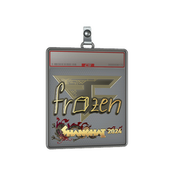 Sticker Slab | frozen (Gold) | Shanghai 2024