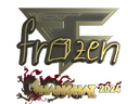Sticker | frozen (Gold) | Shanghai 2024