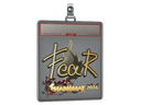 Sticker Slab | fEAR (Gold) | Shanghai 2024