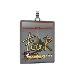 Sticker Slab | fEAR (Gold) | Shanghai 2024
