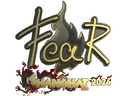 Sticker | fEAR (Gold) | Shanghai 2024