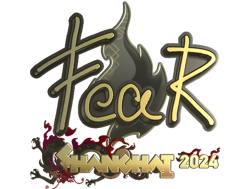 Sticker | fEAR (Gold) | Shanghai 2024