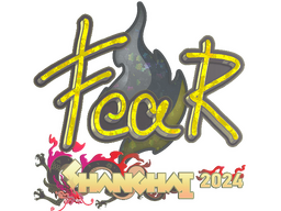 Sticker | fEAR (Glitter) | Shanghai 2024