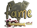 Sticker | fame (Gold) | Shanghai 2024