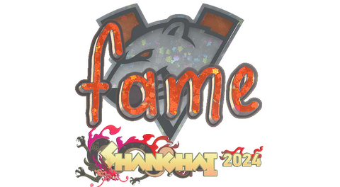 Sticker | fame (Glitter) | Shanghai 2024