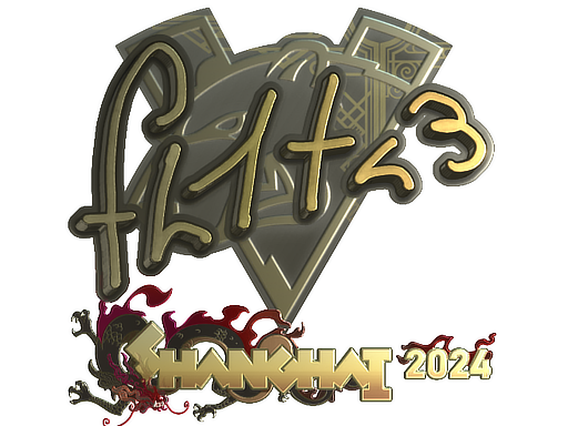 Sticker | FL1T (Gold) | Shanghai 2024