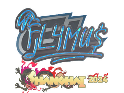 Sticker | FL4MUS (Glitter) | Shanghai 2024