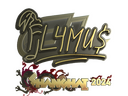 Sticker | FL4MUS (Gold) | Shanghai 2024