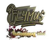 Sticker | FL4MUS (Gold) | Shanghai 2024