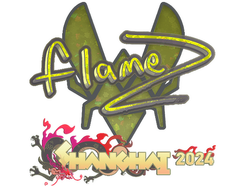 Sticker | FlameZ (Glitter) | Shanghai 2024