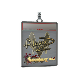 Sticker Slab | FlameZ (Gold) | Shanghai 2024