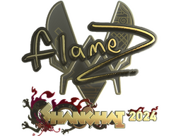Sticker | FlameZ (Gold) | Shanghai 2024