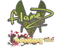 Sticker | FlameZ (Holo) | Shanghai 2024