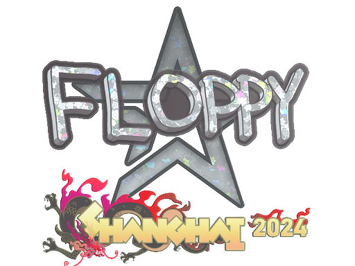 Sticker | floppy (Glitter) | Shanghai 2024