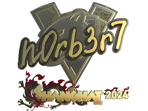Sticker | n0rb3r7 (Gold) | Shanghai 2024