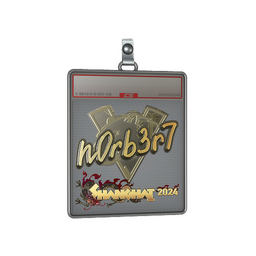Sticker Slab | n0rb3r7 (Gold) | Shanghai 2024