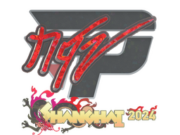 Sticker | NQZ (Glitter) | Shanghai 2024