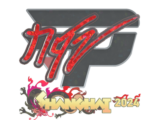 Sticker | NQZ (Glitter) | Shanghai 2024