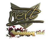 Sticker | NertZ (Gold) | Shanghai 2024