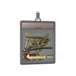 Sticker Slab | NertZ (Gold) | Shanghai 2024