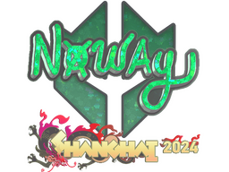 Sticker | noway (Glitter) | Shanghai 2024