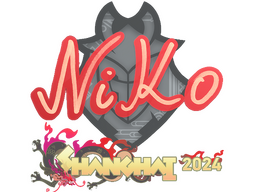 Sticker | NiKo | Shanghai 2024