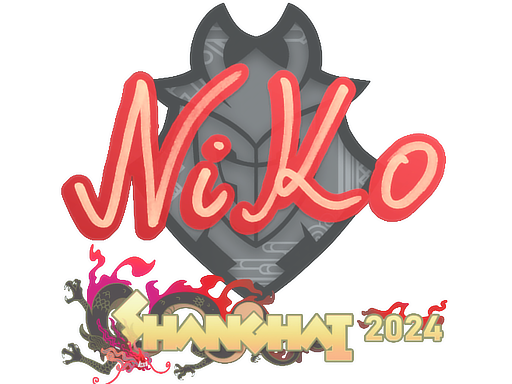 Sticker | NiKo | Shanghai 2024
