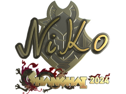 Sticker | NiKo (Gold) | Shanghai 2024