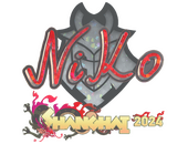 Sticker | NiKo (Glitter) | Shanghai 2024