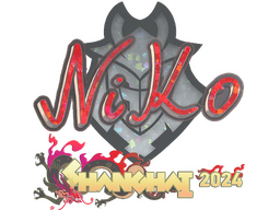 Sticker | NiKo (Glitter) | Shanghai 2024