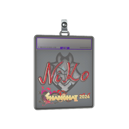 Sticker Slab | NiKo (Glitter) | Shanghai 2024