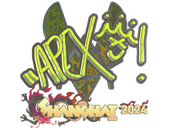 Наклейка | apEX (голографическая) | Шанхай-2024