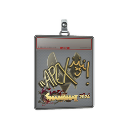 Sticker Slab | apEX (Gold) | Shanghai 2024