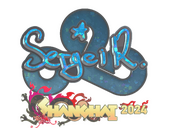 Наклейка | Ax1Le (с блёстками) | Шанхай-2024