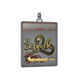 Sticker Slab | Ax1Le (Gold) | Shanghai 2024