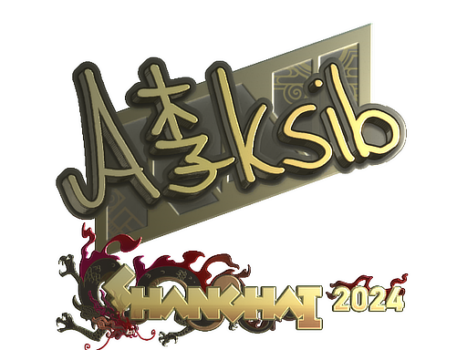 Sticker | Aleksib (Gold) | Shanghai 2024